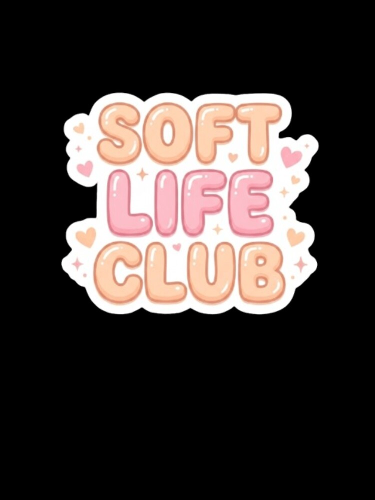 Soft Life Club Pastel Kawaii Motivational Sticker by CutePlix