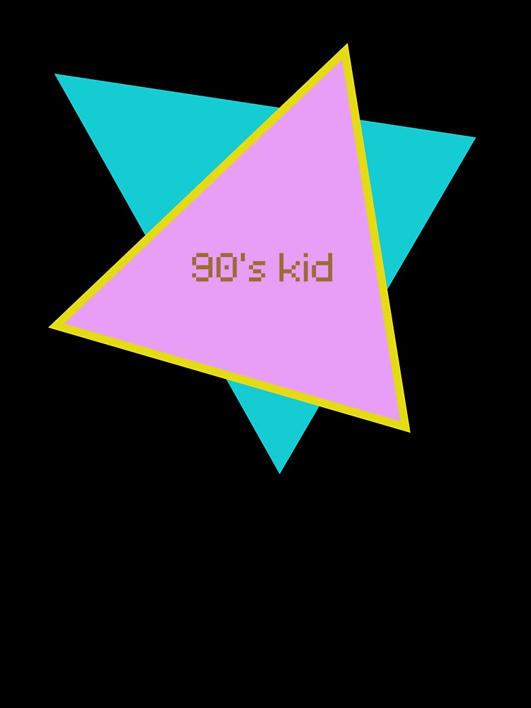 90’s Kid Retro Geometric Design by ChillVibes04