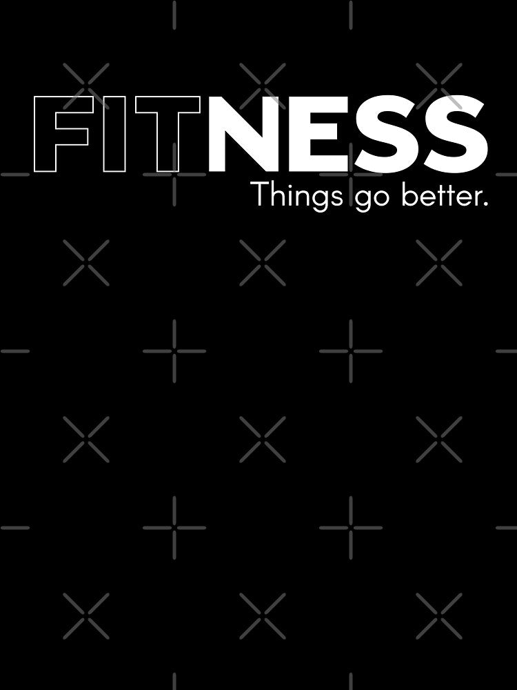 Fitness Things go better - Fitness quotes motivational by cruzzcreation