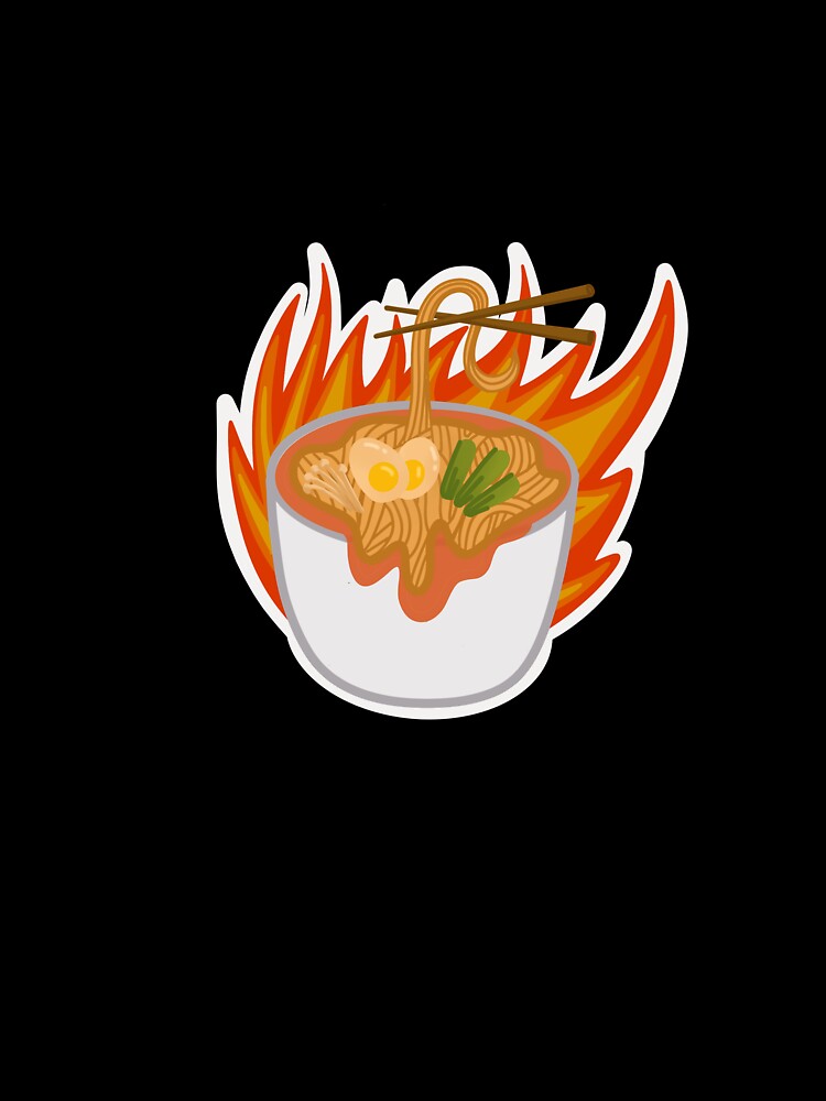 Spicy Ramen Fire Bowl Plain by beanzzzz06