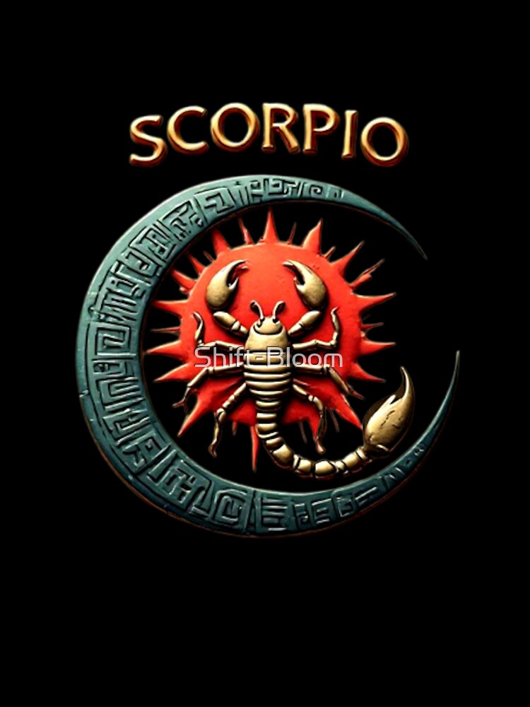 Scorpio Zodiac Celestial Seal | Elysium Echoes Icon by Shift-Bloom