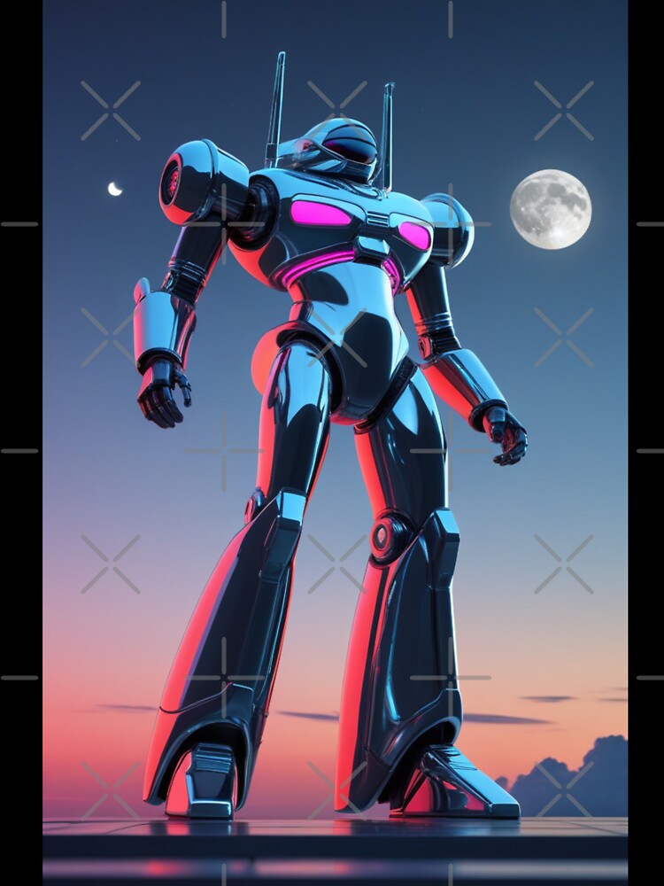 Neon Sentinel of Tomorrow's Yesterday by PrimeGens