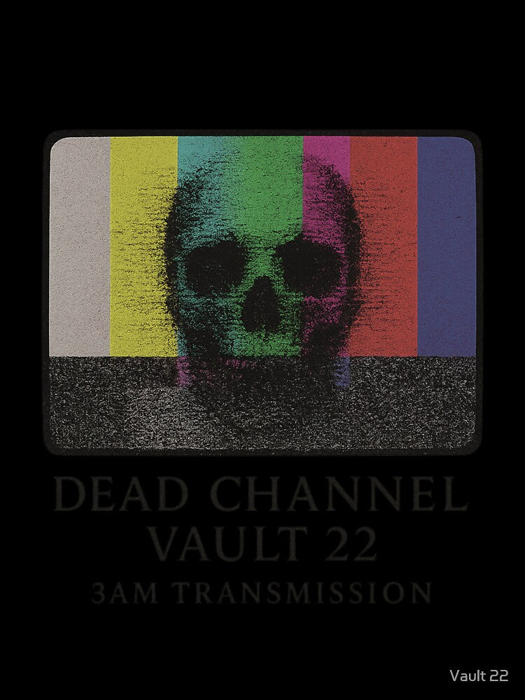Dead Channel 22 – Vault 22 Glitch Skull Design by Vault 22