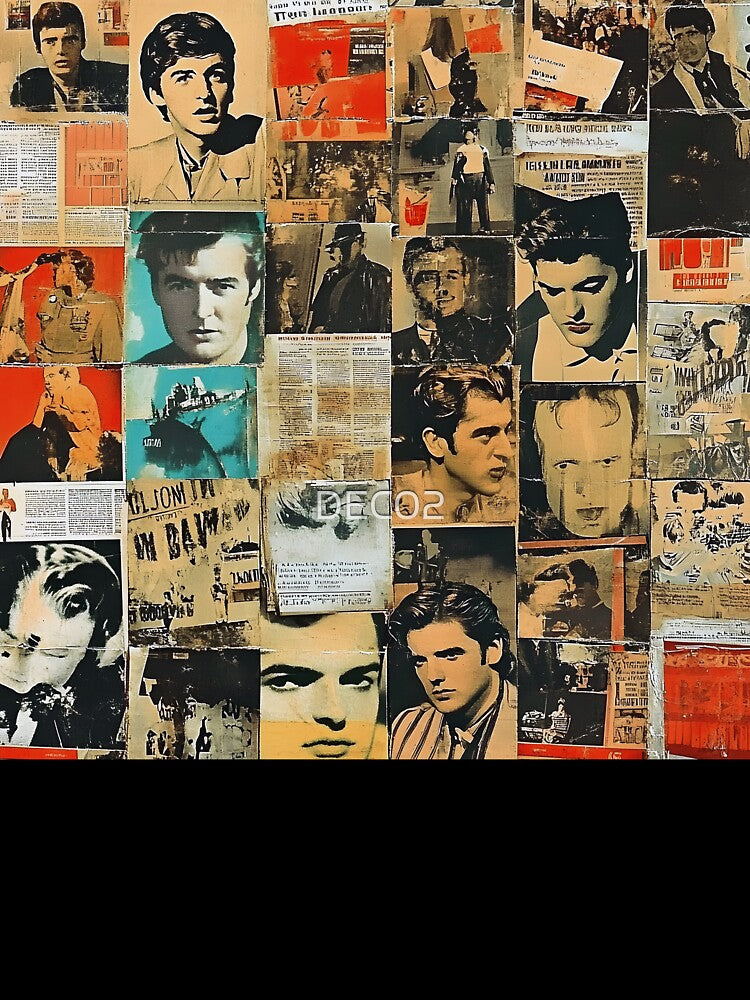 Pop Art Collage-Style Retro Magazine Vintage Journal by DEC02