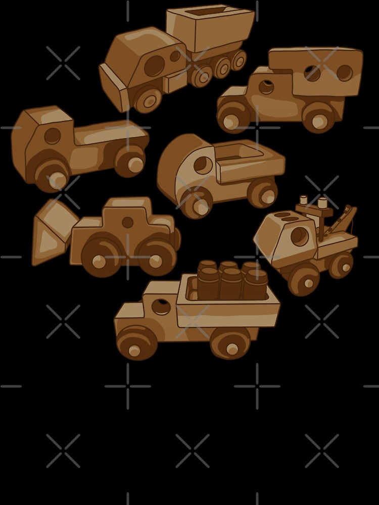 Vintage Wooden Toy Trucks by Unhinged Heather