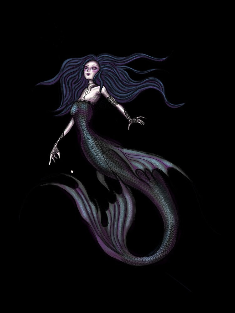 Gothic mermaid by Aileen-Lights