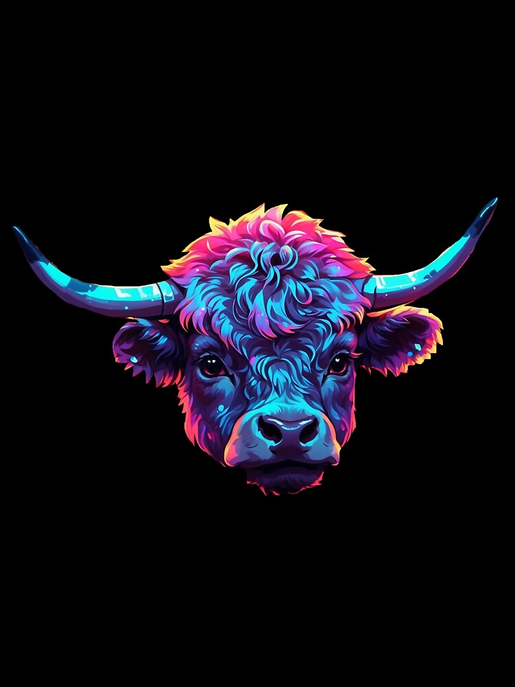 Highland cow bull by LevCreates