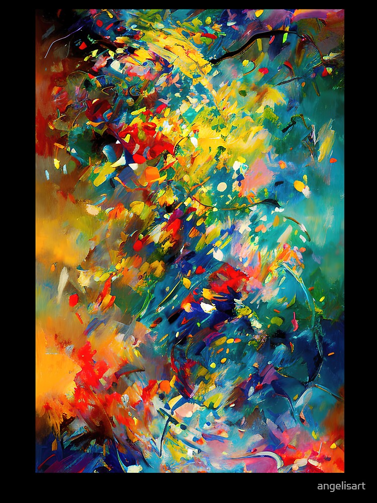Modern abstract Art No9 by angelisart