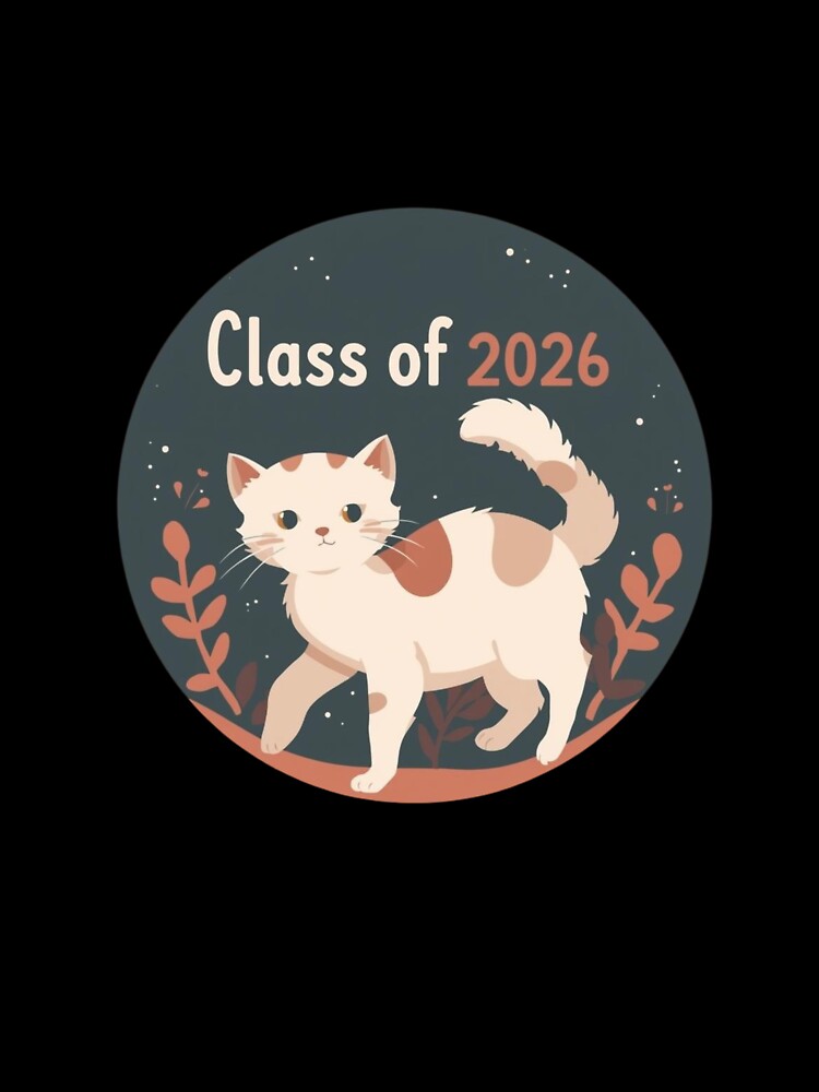 Cut cat Class of 2026 Graduation Gift by Brain shot