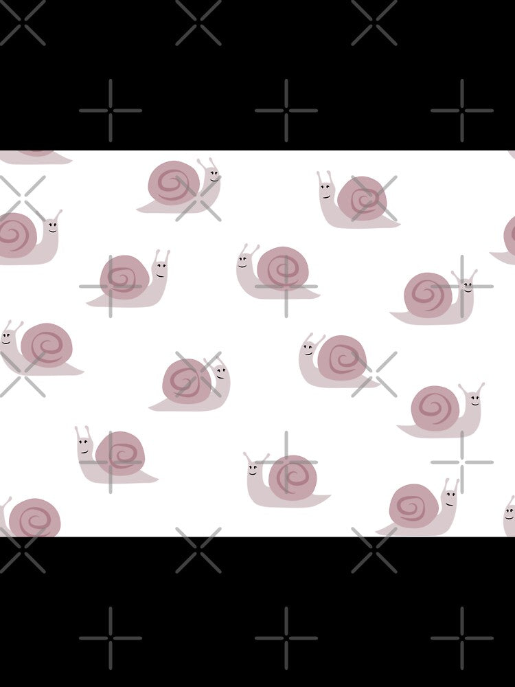 cute snails - mauve by littlearrow