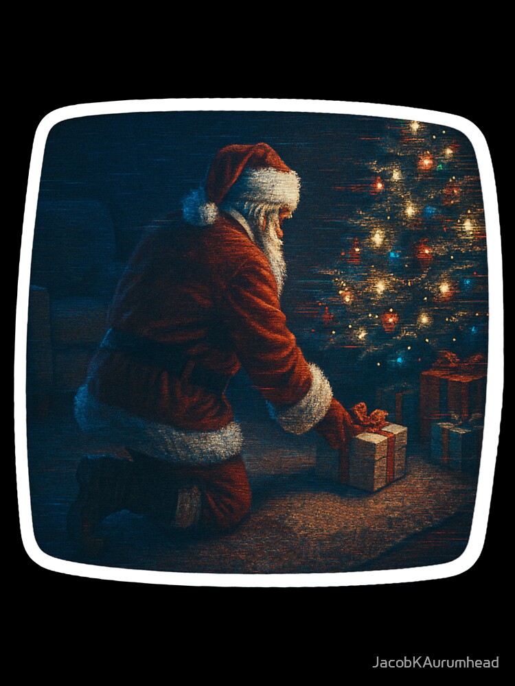 Glitched Xmas CRT – Late Night Gifts – Analog Glitch Nostalgia by JacobKAurumhead