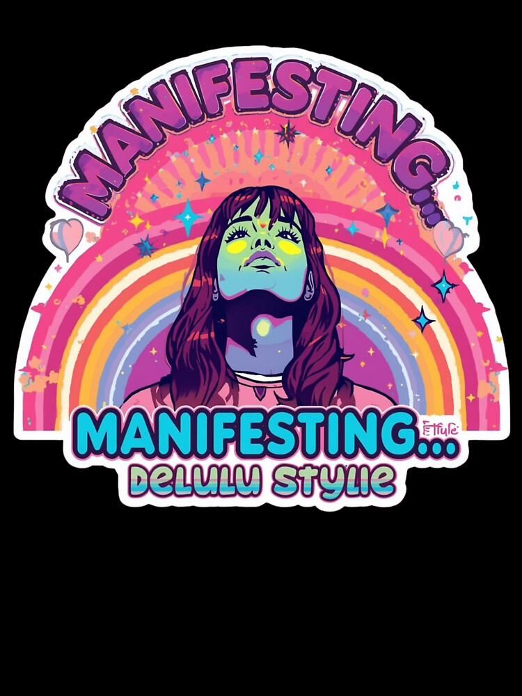 Delulu  meme stickers| Delulu Is The Solulu Sticker | Funny Meme Aesthetic | In My Delulu Era 2026 | Kpop Delusiona girl Vibes v9 by CosmicNook1