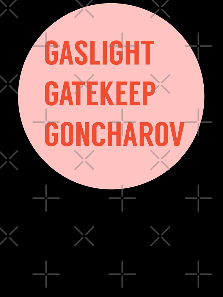 Gaslight Gatekeep Goncharov in Pink and Orange by tinyteacups