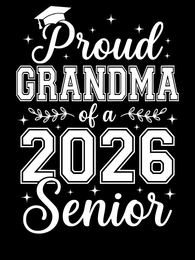 Funny Senior Grandma 2026 Proud Grandma of a Class of 2026 by ROOFY-HK