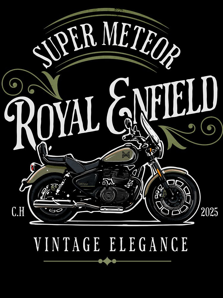 ROYAL ENFIELD SUPER METEOR vintage elegance by monsalve-autos