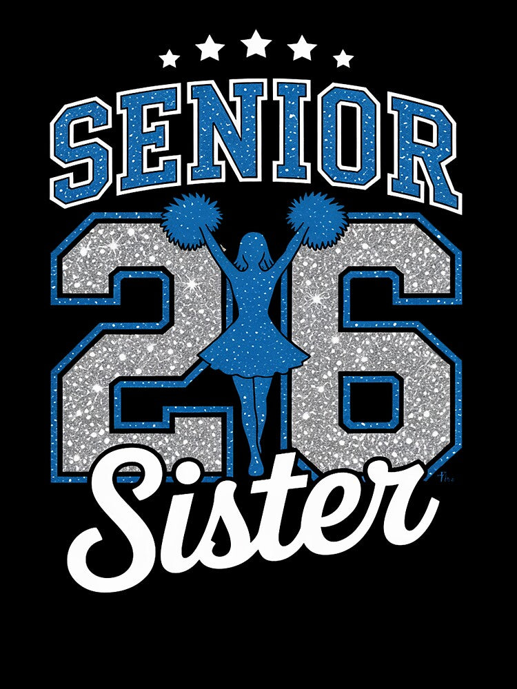 Proud Sister Senior  Cheer Leader 2026 Graduation by Rrettgison