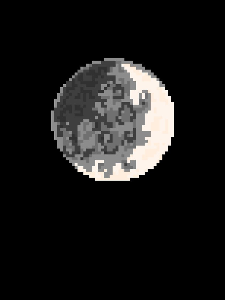 Pixel moon by cchickennugget