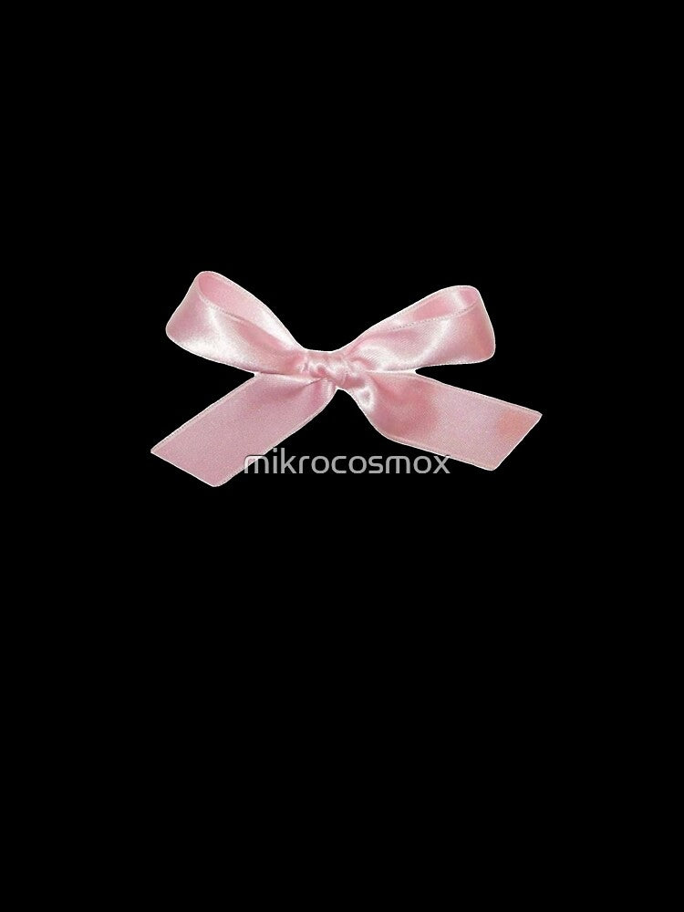 pink bow by mikrocosmox
