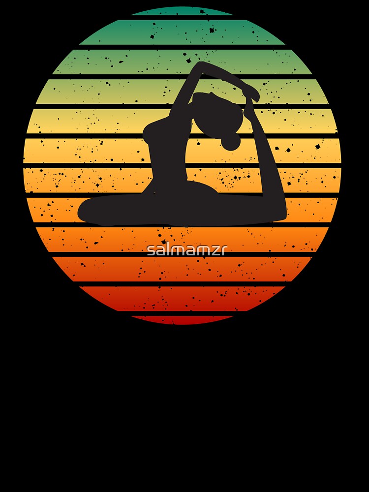 Retro Yoga , Yoga Gift by salmamzr
