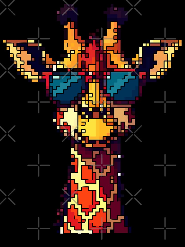 Giraffe Face Charm by NaturePixel