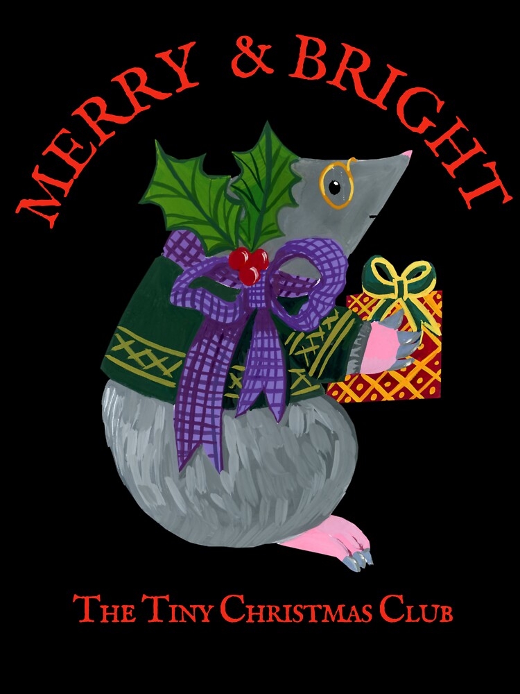 Merry & Bright Monty Mole - The Tiny Adorables Christmas Club Angel - The Tiny Christmas Club - Jemma Jamie Skidmore by Jemma Jamie Skidmore