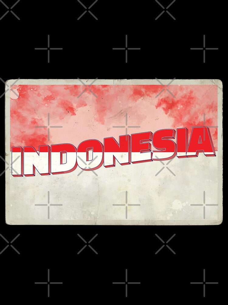 Indonesia Vintage style retro souvenir by DeveloperProp0