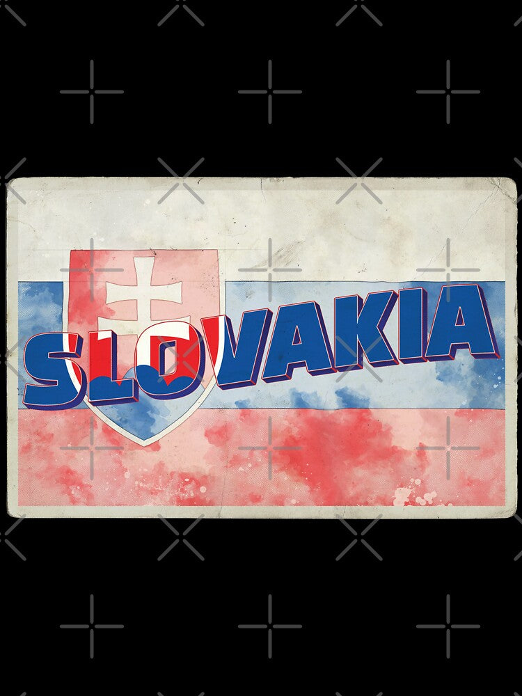Slovakia Vintage style retro souvenir by DeveloperProp0