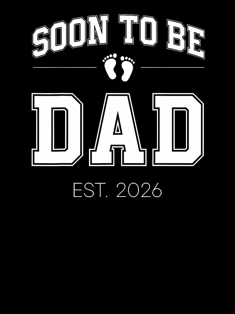 Soon To Be Dad Est 2026 Varsity First Time Daddy by GabrielaPeterse