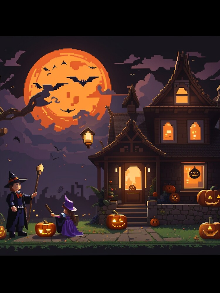 Halloween pixel Art by PERFECART