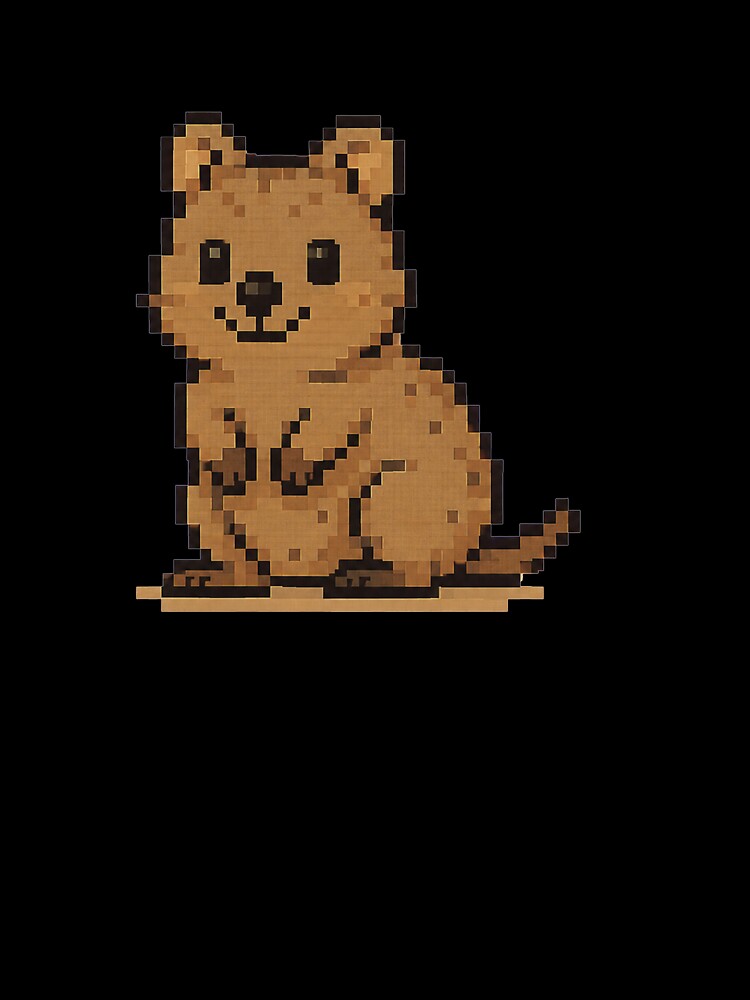 Cute Pixel Art Quokka - Retro 8-Bit Wildlife Design by SLGA-Designs