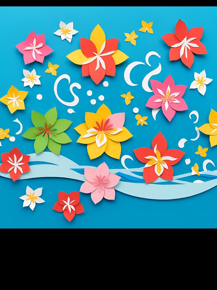 Thai style Blooming Paper Waves by Glam-OOTD