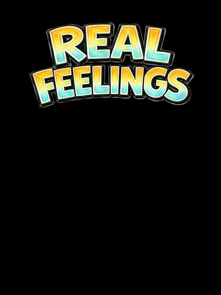 Real Feelings – hand drawn, childlike typography by Mac Sketches