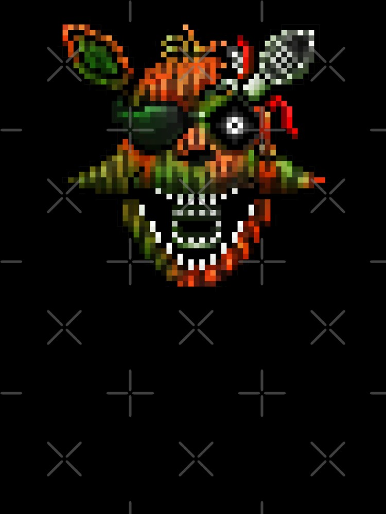 Five Nights at Freddy's 3 - Pixel art - Phantom Foxy by GEEKsomniac