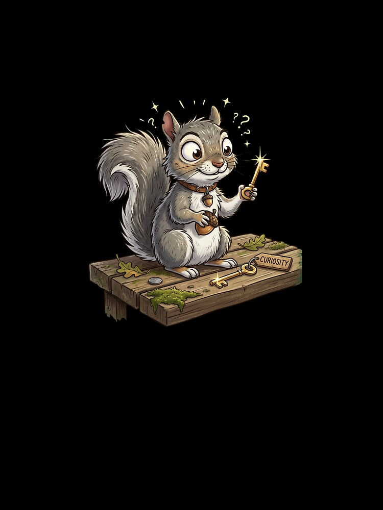 Distracted But Determined - Silly Squirrel by LAJdesigns
