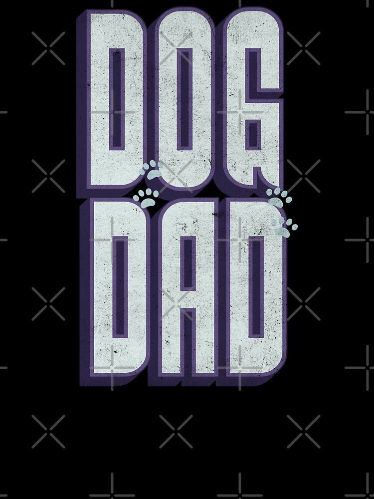 Dog Dad - Vintage Style Puppy and Animal Lover Pet Parent by madtoyman