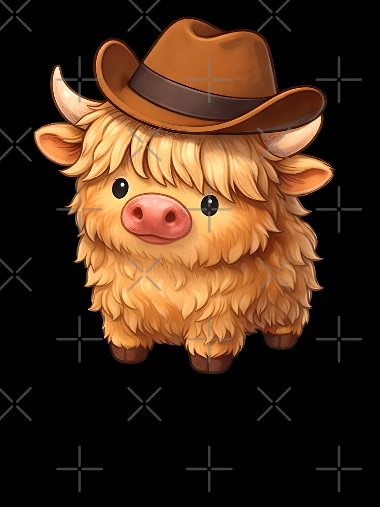 Highland with Cowboy Hat by Classiccustoms