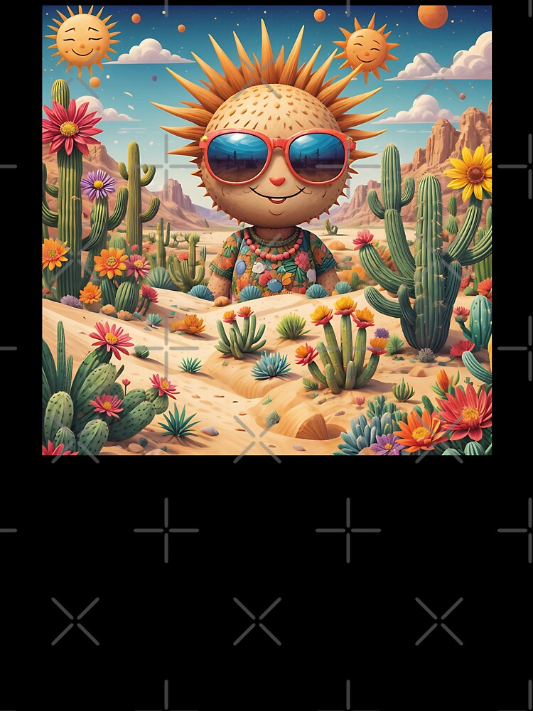 Sunny Cactus Vibes, ideal travel gift by Indoni