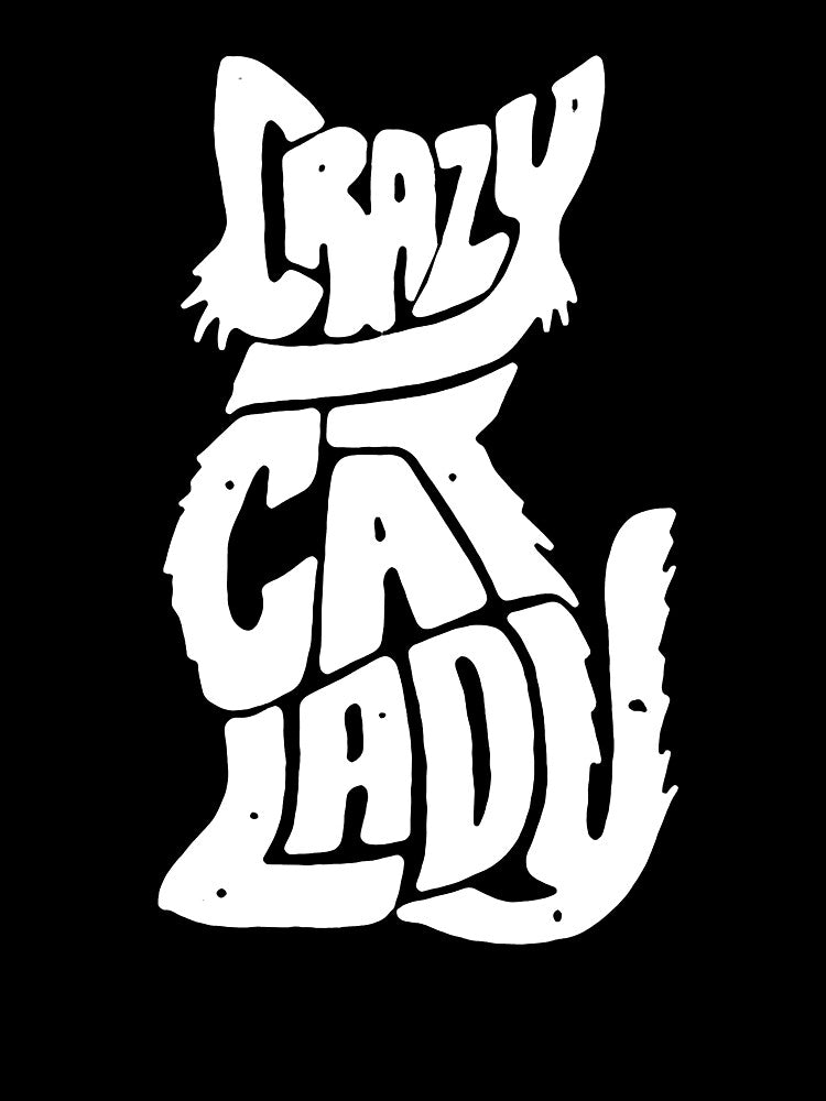 Crazy Cat Lady Funny Cute Artwork by TBmerchandise