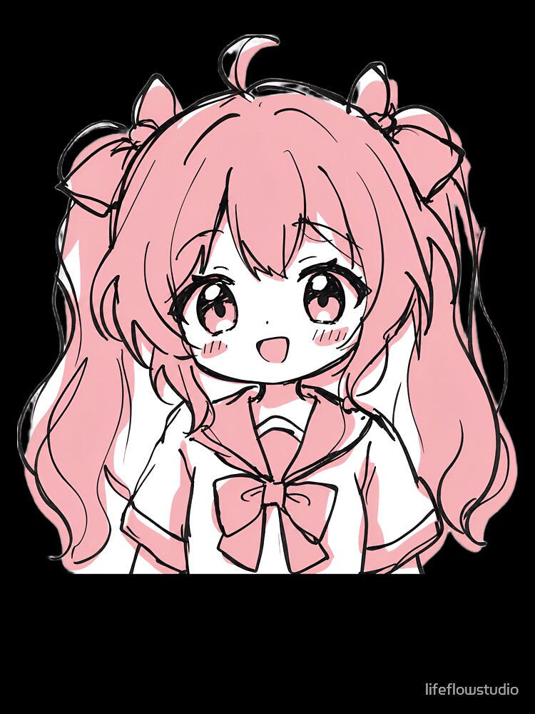 Anime Girl Design by lifeflowstudio