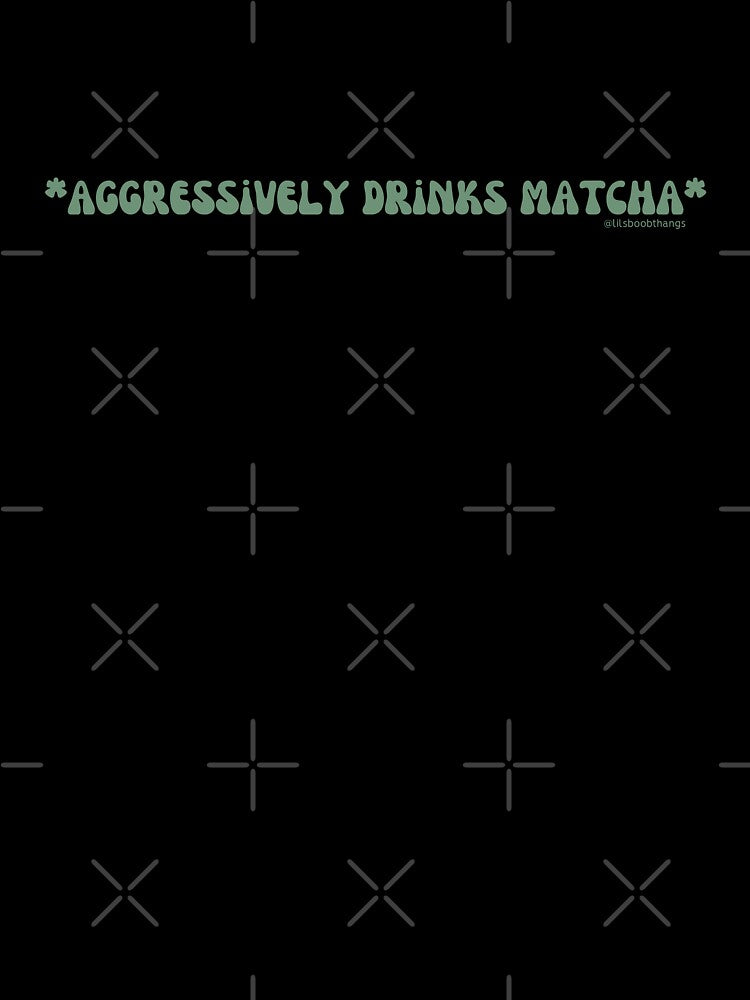 Aggressively drinks matcha. v10 | @lilsboobthangs by lilsboobthangs