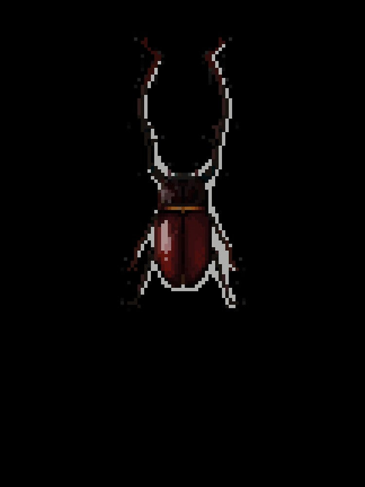 Pixel art beetle nº 59 by Kanistamps