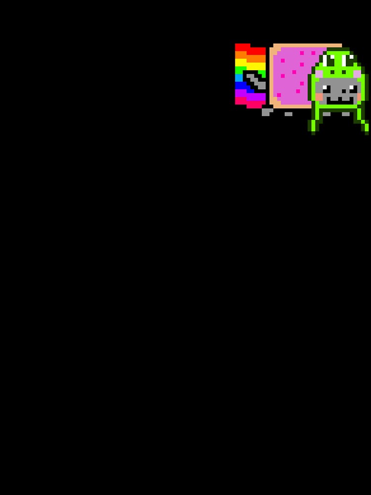 Nyan cat frog halloween pixelart by Pixel-Delights