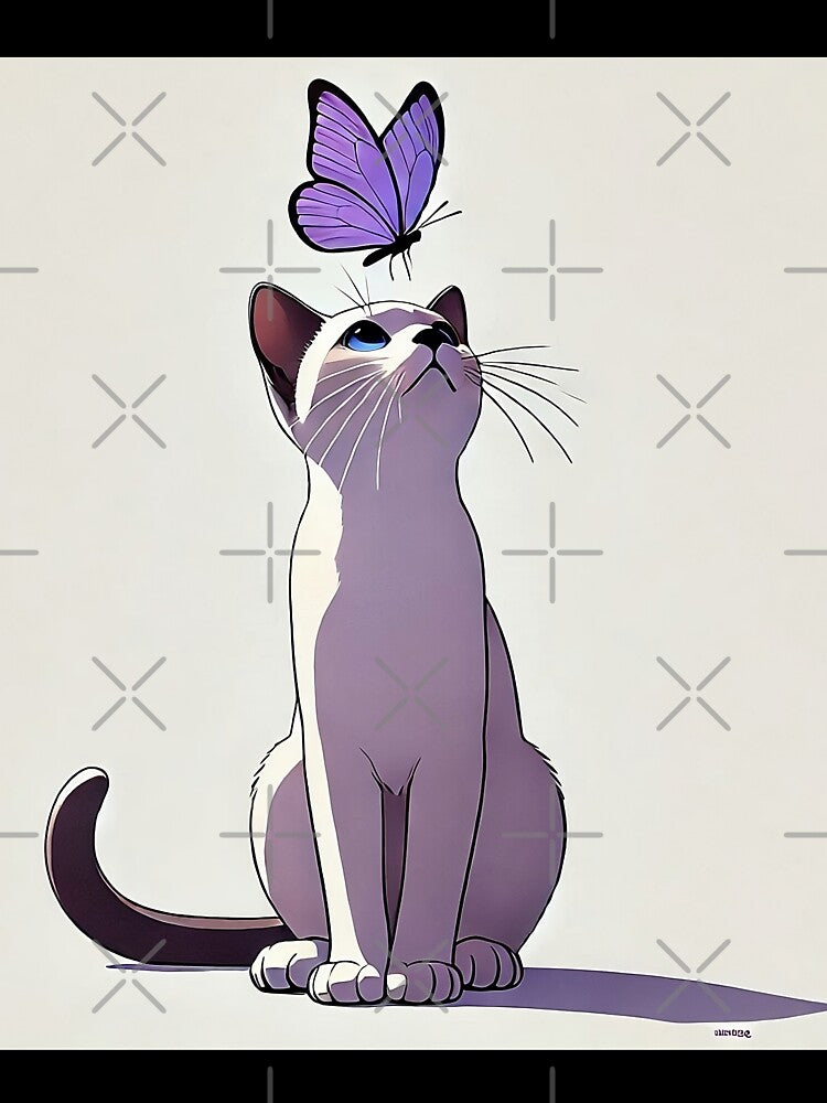 Cat with Butterfly by Day Dreamer