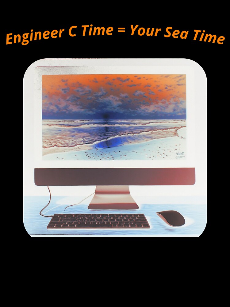 Engineer C Time, a computer gift, for the computer geek by PiperParrot