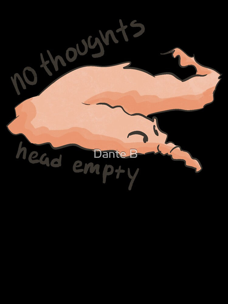 No thoughts worm on string by Dante B