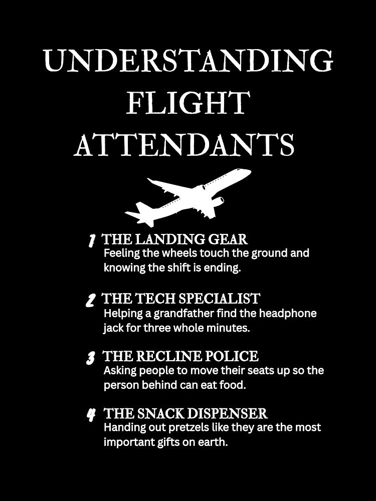 The Cart Pilot Flight Attendant Definition – Black by PsyFlow35