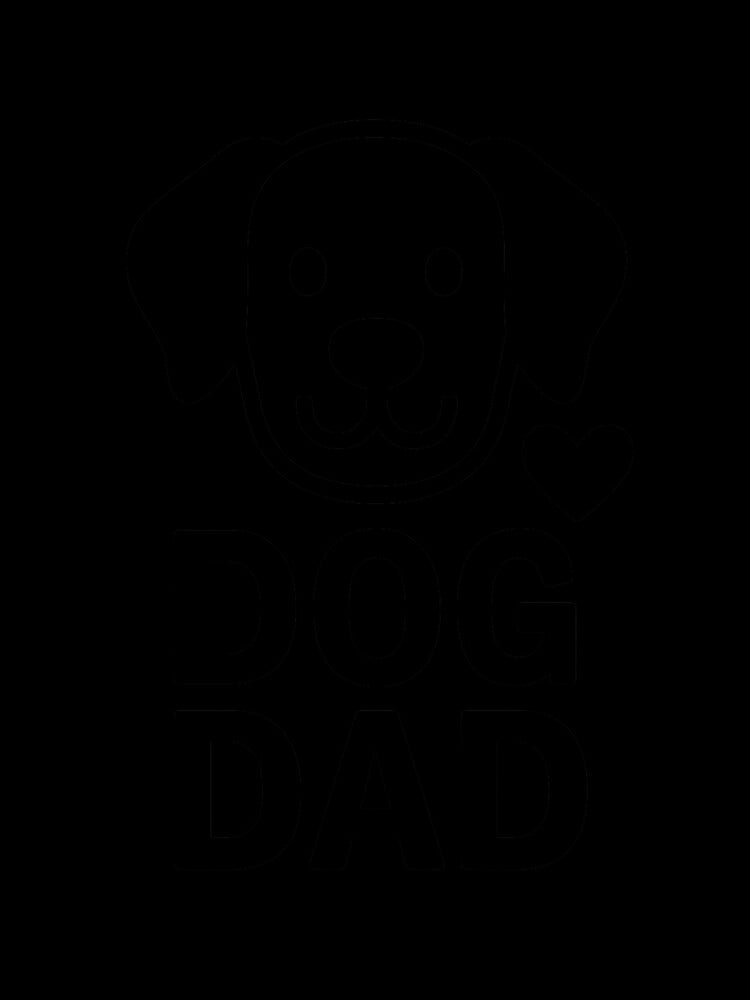 Dog Dad – Bold Minimalist Pet Lover Design by CkerCky