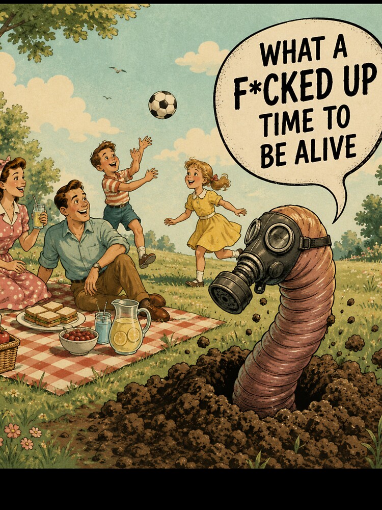 What a Fucked Up Time to Be Alive Vintage Storybook Sarcasm by Crystal-Tree
