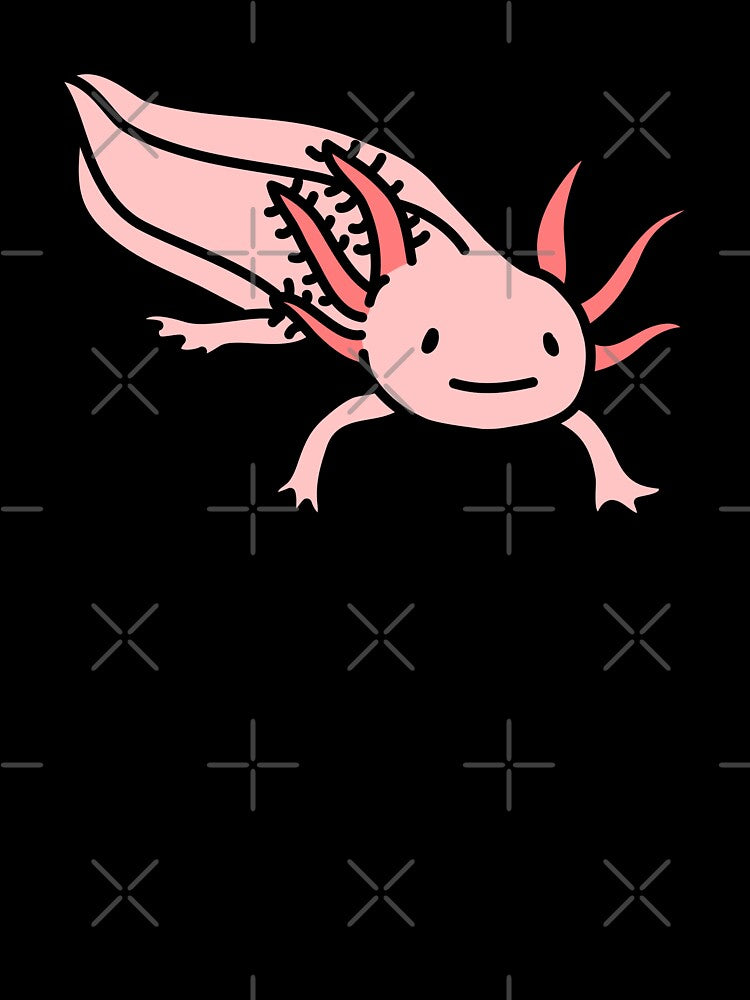 You Sure Axolotl Questions Cute Pink axolotl smiling by TamGustam