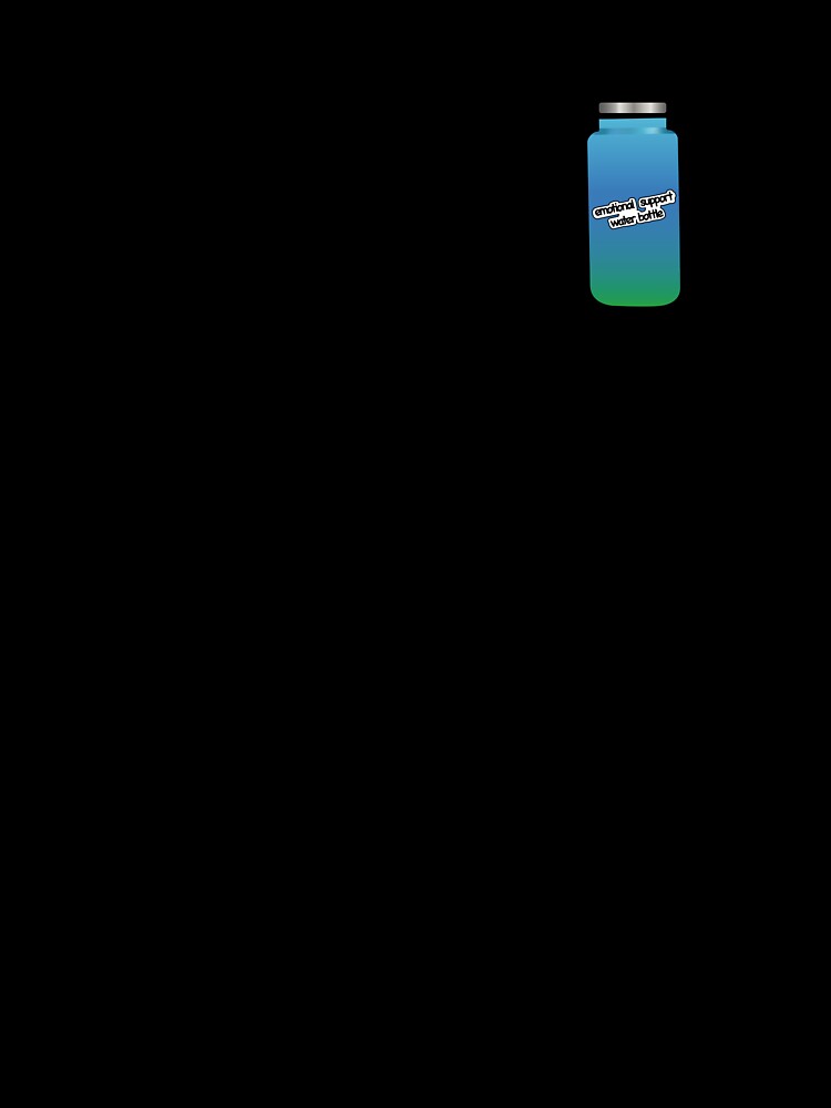 Emotional Support Water Bottle Blue-Green Ombré by ssmorrison21